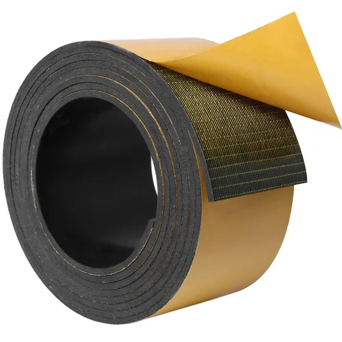 Miniatura 15 de DGSL Tiras de Goma de Neopreno de 1" de Ancho x 1/8" de Grosor x 10' de Largo, Láminas de Goma Sólida, Rollos y Tiras para Uso en Juntas