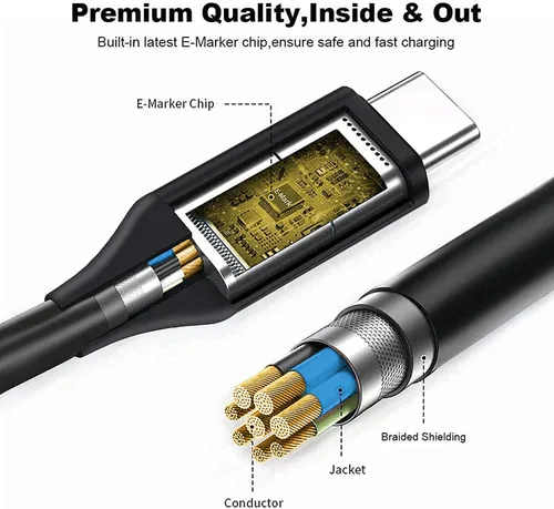 Miniatura 2 de Cargador adaptador de CA para Lenovo ThinkBook 13s 20R9005KUS, 20R9005LUS. por Galaxy Bang USA