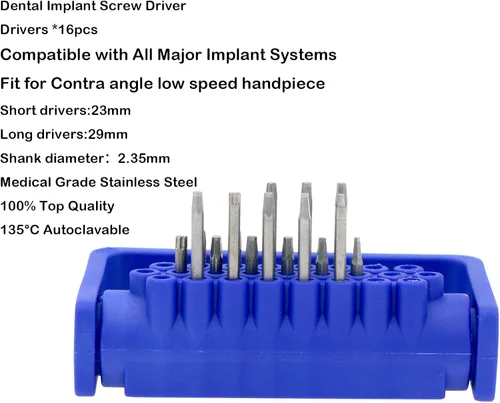 Miniatura 3 de Destornillador de tornillo hexagonal universal de implante SD-TORQUE