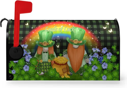 Miniatura 47 de Funda para buzón de verano magnética, girasol de verano impermeable, fundas para buzón de primavera, mariposas florales, buzón de poste, cubiertas