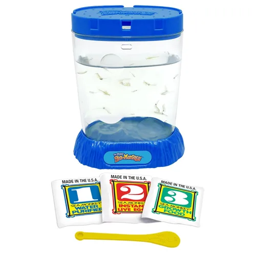 Miniatura 11 de Los monos marinos originales - Zoo oceánico - Kit de ciencia para criar tus propias mascotas - Incluye huevos, alimentos y purificador de agua
