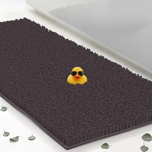 Miniatura 34 de ITSOFT Alfombra de Felpa para Baño 59x21 pulgadas, Tapetes de Baño Absorbentes Lavables a Máquina Antideslizantes, de Secado Rápido, Alfombras