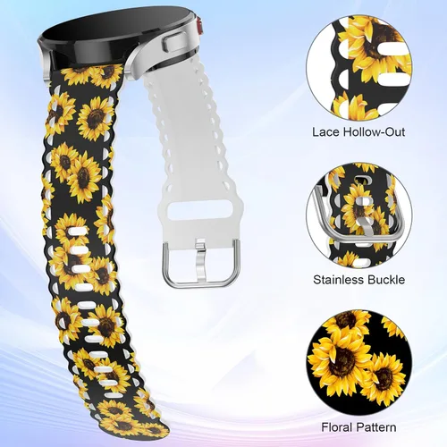 Miniatura 3 de Compatible con Correa de Samsung Galaxy Watch 7/6/5/4 de 40mm 44mm/Classic de 43mm 47mm 42mm 46mm/Pro de 45mm/Active 2/Watch 3 de 41mm, Correa