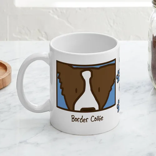 Miniatura 4 de CafePress Anime Brown Border Collie Mug 11 oz (325 ml) Ceramic Coffee Mug