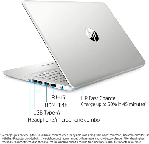 Miniatura 4 de HP Laptop 14-fq0032ms para negocios y estudiantes, pantalla táctil LED de 14 pulgadas, procesador AMD Ryzen 3 3250U (hasta 3.5 GHz), 8 GB de RAM