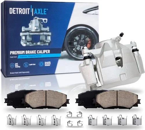 Miniatura 81 de Detroit Axle - Pastillas de Freno Delantero para Mercedes- Benz C230 C250 C300 SLK250, Pastillas de Freno Cerámica w/Reemplazo de Hardware