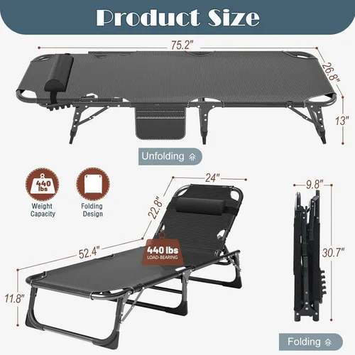 Miniatura 6 de Slsy Cama plegable con colchón, camas plegables para invitados, cuna escondida para adultos, cama plegable portátil con posiciones ajustables