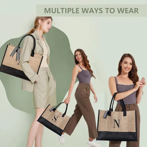 Miniatura 14 de BeeGreen Bolsa personalizada para mujeres, mamá, profesora, amigas, hermana, bolsas de regalo con bolsa de Comestic