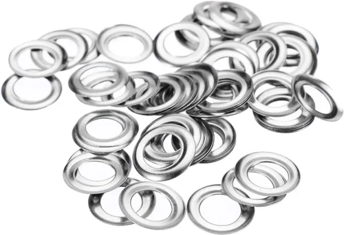 Miniatura 6 de 400 unidades, 10 colores, ojales de metal de 0.197 in y ojales con caja de almacenamiento de herramientas de instalación para ropa, zapatos, bolsa