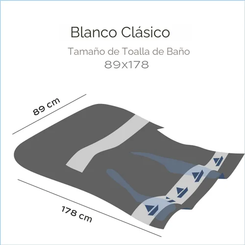 Miniatura 7 de White Classic Toallas de baño de lujo para adultos, extra grandes, 35 x 70 pulgadas, algodón turco de 700 GSM, altamente absorbentes, colección