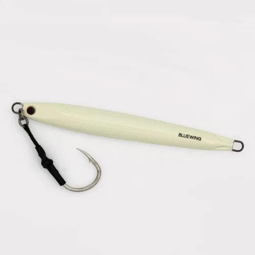 Miniatura 15 de BLUEWING Señuelos de pesca para agua salada de paso lento, plantillas verticales de 2.82 oz-35.27 oz cebo de hundimiento de peces con gancho