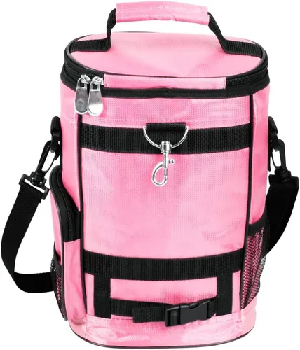 Miniatura 2 de Intech Enfriador de bolsas de golf y organizador de accesorios, portátil con aislamiento de 10 latas de cara suave, cabe en un carrito de golf