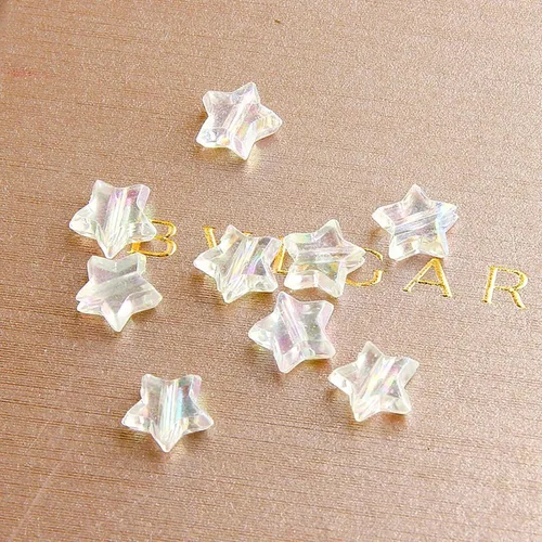 Miniatura 5 de 400 cuentas de corazón de acrílico AB para hacer joyas, bonitas cuentas para collares, cuentas espaciadoras estéticas únicas, abalorios a granel