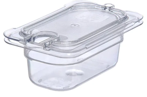 Miniatura 7 de Carlisle FoodService Products StorPlus StorPlus - Tapa universal de policarbonato con muescas, superficie plana con muescas, transparente