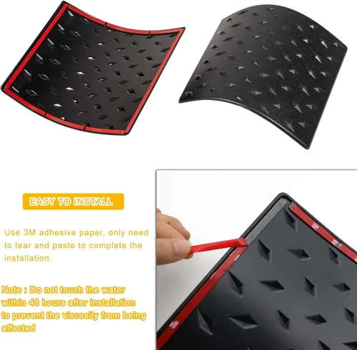 Miniatura 4 de Danti Eagle Eyes estilo Fury Grid Gladiator Vader Rejilla Frontal Grill – Carcasa frontal capucha Parachoques Guardia de pantalla mate, Negro