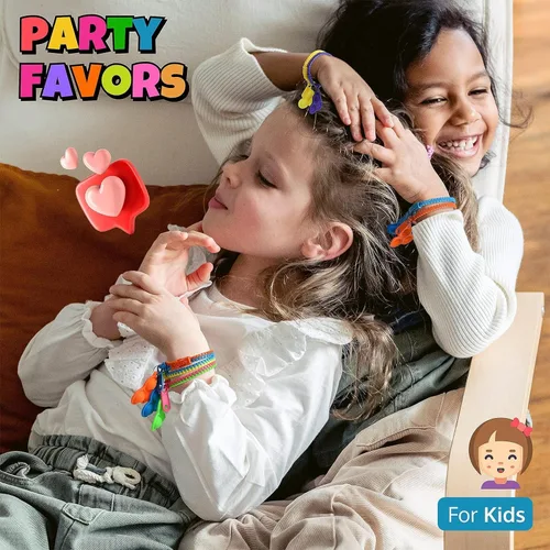 Miniatura 4 de UpBrands 48 pulseras mejoradas con cremallera Pop-It para niños, juguetes antiestrés para TDAH, juguetes para aliviar la ansiedad, kit