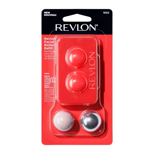 Miniatura 8 de Revlon - Paquete de recambio para el rodillo facial absorbente y refrescante, con piedras volcánicas y de acero inoxidable en una funda