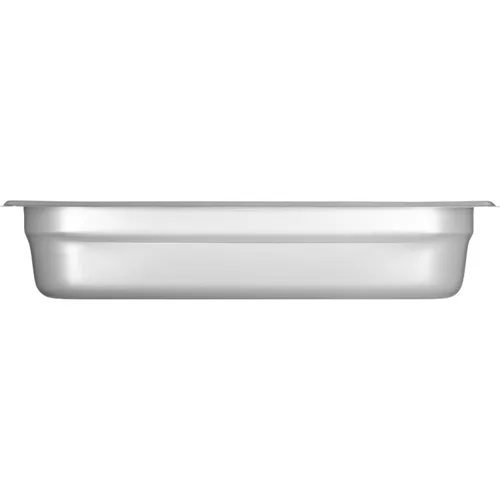 Carlisle FoodService Products Durapan - Sartén de acero inoxidable de tamaño 1/2, bandeja de hotel para catering, bufés, restaurantes, acero