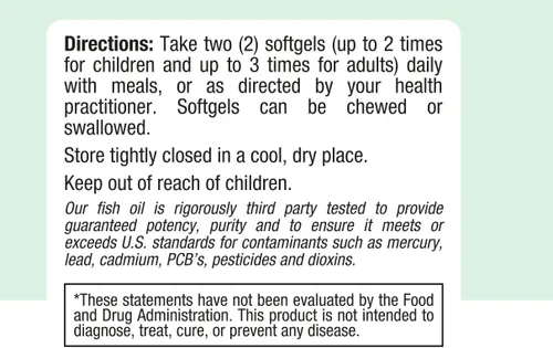 Miniatura 7 de Maxi Health Omega Yums 1000 - Apto para niños, sabor afrutado, 110 cápsulas de cápsula blanda, Kosher