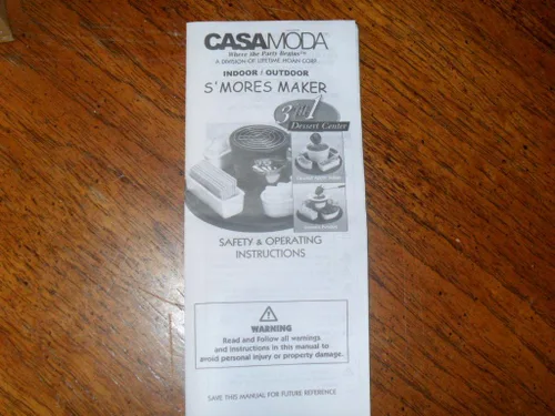 Miniatura 6 de CASAMODA S'MORES MAKER 3 en 1 CENTRO DE POSTRE