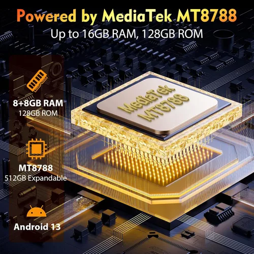 Miniatura 2 de Ulefone Armor Pad Pro Rugged Tablet, Octa Core 16 GB + 128 GB, 48 MP + 32 MP, 7650 mAh, tableta impermeable IP69K de 8 pulgadas, Android 13