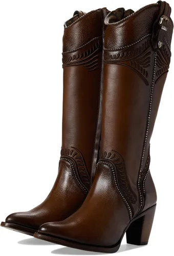 Miniatura 4 de Cuadra Botas altas de mujer en piel bovina con cremallera marrón