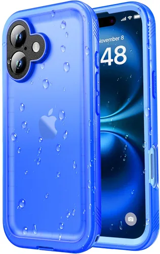 Miniatura 18 de SPORTLINK Funda para iPhone 15 Pro Max, IP68 resistente al agua, protección militar, cuerpo completo, resistente, a prueba de golpes, sellado 360, a