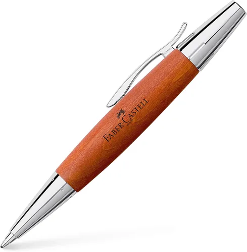 Miniatura 2 de Faber Castell 148383 E-Motion Twist Cromo/Madera Negro Bolígrafo