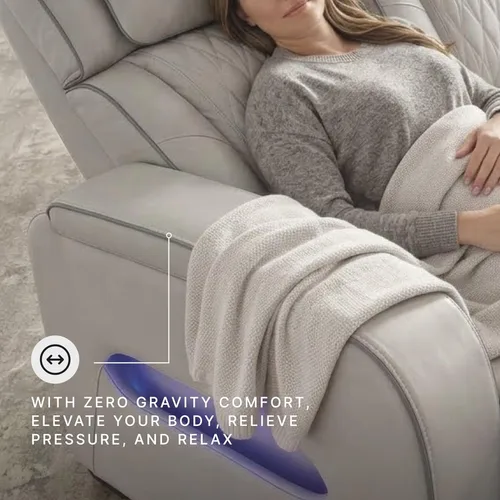 Miniatura 5 de Signature Design by Ashley Boyington Modern Leather Match Loveseat Reclinable Eléctrico con Consola, Reposacabezas Ajustable, Masaje, Asiento