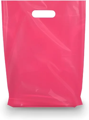 Miniatura 21 de Bolsas de mercancía de plástico MMSBAGS para venta al por menor, con asas troqueladas, fuertes, resistentes al desgarro, diferentes tamaños