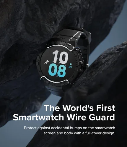 Miniatura 6 de Ringke Fusion-X Guard [correa + funda] compatible con Samsung Galaxy Watch 5/4 de 1.732 in con correa, resistente a los golpes, funda resistente a