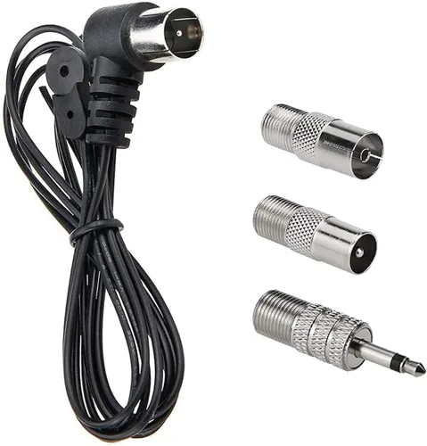 Miniatura 10 de Antena de bucle AM con mini conector de 3 pines compatible con radio interior Bluetooth receptor estéreo para el hogar AV AudioTheater