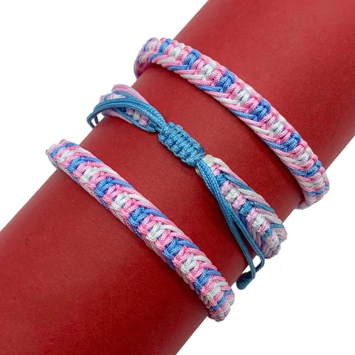 Miniatura 5 de LAMIBEE Pulsera tibetana con diseño de pansexualidad bisexual LGBT Proud Love Brazaletes de cuerda de amuleto y bohemio para mujeres y hombres hilo