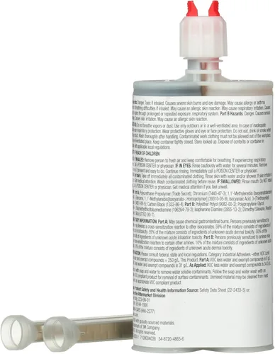 Miniatura 5 de 3M NVH Material amortiguador 04274, flexible, sin contracción, sin solvente, cartucho de 200 mL