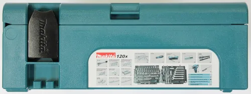 Miniatura 7 de Makita E-08713 Juego de mantenimiento de 120 piezas suministrado en una caja Makpac