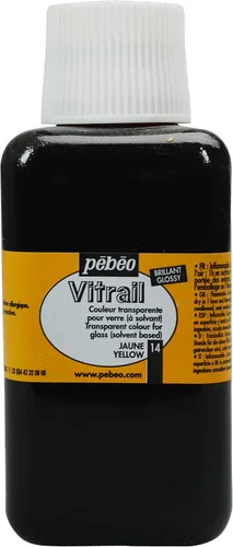 Miniatura 11 de Pebeo Vitrail, pintura efecto vitral, botella de 8.5 fl oz, color azul oscuro