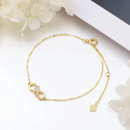 Miniatura 4 de Pulsera de oro de 14 quilates, abalorios de perlas, regalos de joyería para mujeres y niñas