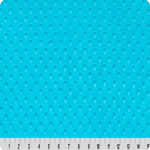 Miniatura 16 de Pico Textiles 1 yarda – Tela de punto de hoyuelos azul bebé – Vendido por The Yard – Ideal para mantas, batas, juguetes suaves y ropa de bebé