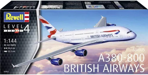 Miniatura 2 de Revell RV03922 A380-800 British Airways Modelo Kit