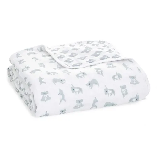 Miniatura 24 de aden + anais Manta de muselina 100% algodón orgánico para bebé, ropa de cama de cuna para recién nacidos y niños pequeños, cobija de guardería