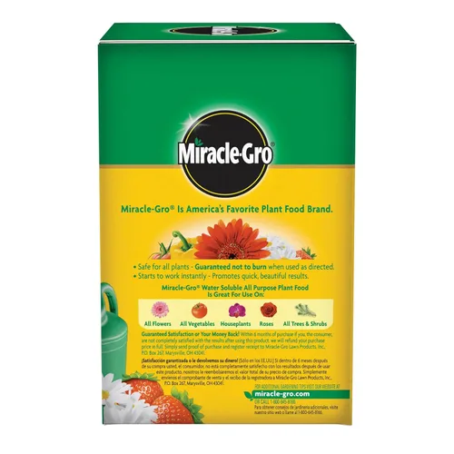 Miniatura 15 de Miracle-Gro Alimento vegetal multiusos soluble en agua, para todas las plantas de interior o exterior, rosas, flores, verduras, plantas