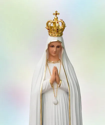 Miniatura 6 de Medalla de Nuestra Señora de Fátima Medallas de los Santos del Patron 100 Made in Italy
