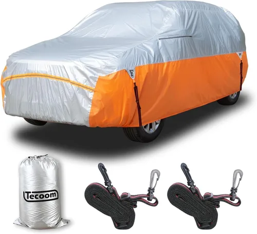 Miniatura 26 de Cubierta gruesa Tecoom súper transpirable e impermeable a prueba de viento nieve sol lluvia, rayos UV, protección al aire libre todo tipo de clima