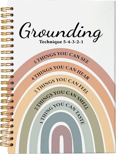 Miniatura 7 de It is Okay to Feel Mental Health Feelings and Emotions Chart - Cuaderno de espiral rayado de 8.3 x 5.5 pulgadas, cuaderno de tapa dura con rayas