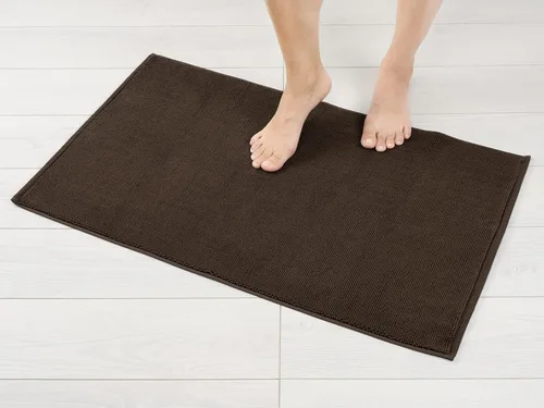 Miniatura 13 de American Soft Linen - Alfombra de baño antideslizante, 100% de algodón, 17 x 24 pulgadas, alfombras de baño lavables, tapetes peludos, color beige