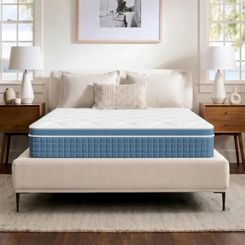 Miniatura 11 de Vesgantti Twin XL Bed Mattress 12 Inch - Cooling Hybrid Single Mattress in a Box for Back Pain Relief - Pocket Spring & Memory Foam