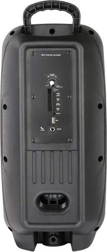 Miniatura 8 de QFX PBX-8008SM TWS - Altavoces portátiles recargables con Bluetooth de 8 pulgadas con adaptador de CA y micrófono, color negro