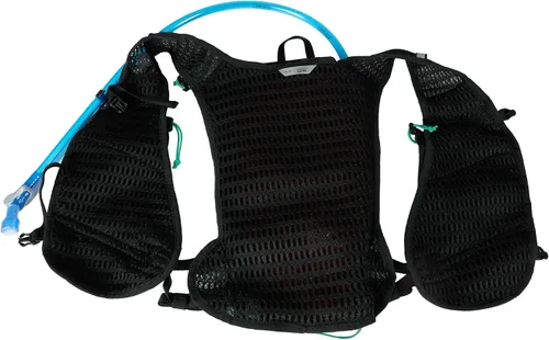 Miniatura 6 de CamelBak Circuit Run - Chaleco de hidratación con depósito de 50 onzas, diseño ligero y transpirable y almacenamiento para correr y entrenar de Negro