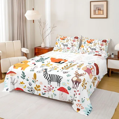 Miniatura 29 de Juego de sábanas de mariposa morada, tamaño Queen, con bolsillo profundo, galaxia mística, juego de ropa de cama de mariposa azul para niños, niñas