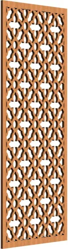 Miniatura 29 de Madison Paneles de pared decorativos de madera con calado, 9 3/8 pulgadas de ancho x 24 3/8 pulgadas de alto x 3/8 de alto, roble rojo rojo (Red Oak)